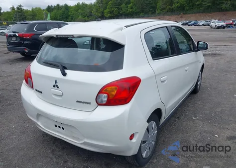 2015 Mitsubishi Mirage De from USA, damaged, VIN ML32A3HJ7FH036589